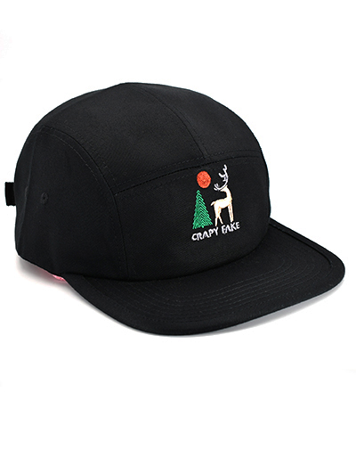 Five panel Deer Black