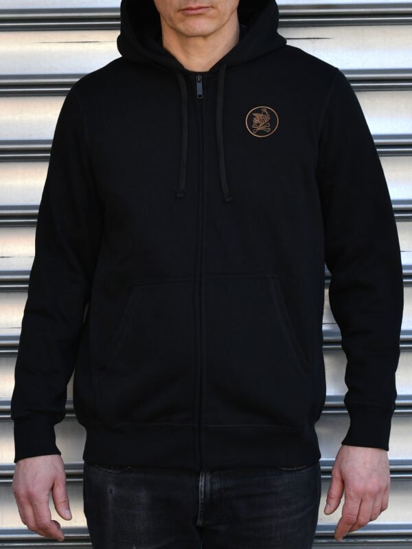 Sweat Zip Hoodie  DB Black