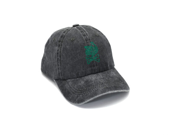 Casquette Long Peak DB black Acid Wash
