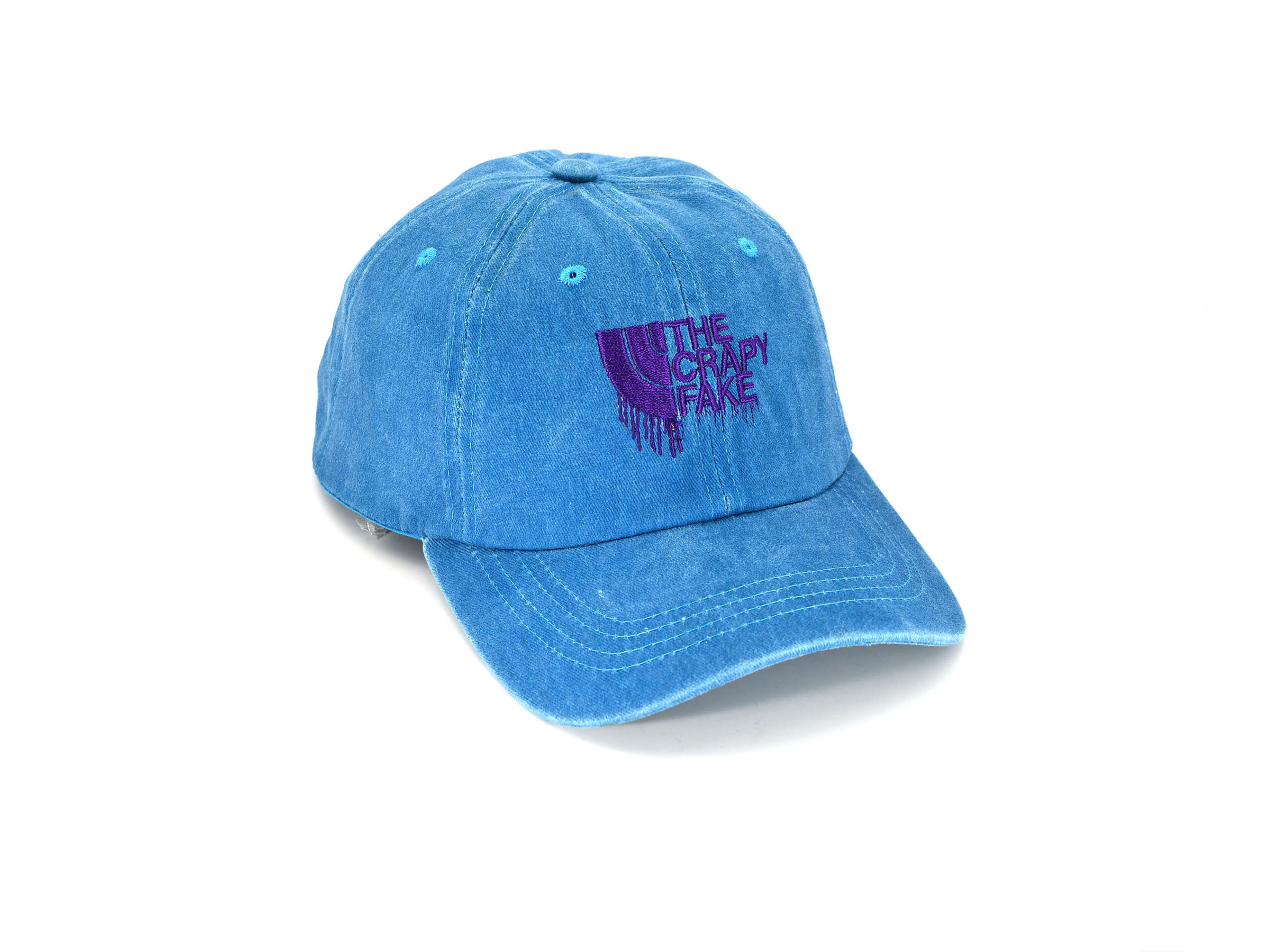 Casquette Long Peak TCF Light Blue Acid Wash